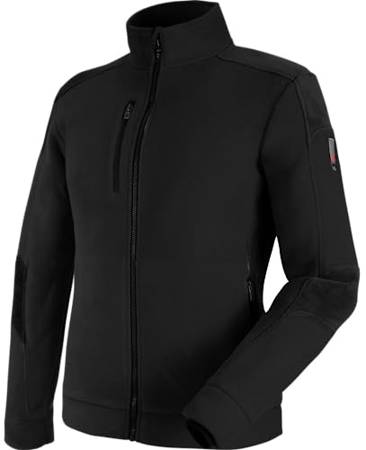 WÜRTH MODYF Fleecejacke Cetus – Atmungsaktives Arbeitsfleece – perfekt für Handwerk, Werkstatt, Arbeiten im Freien, schwarz, Größe S