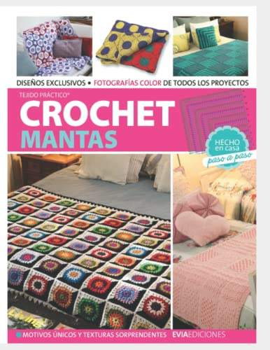 CROCHET MANTAS: motivos únicos y texturas sorprendentes: 1 (Tejido de Mantas)