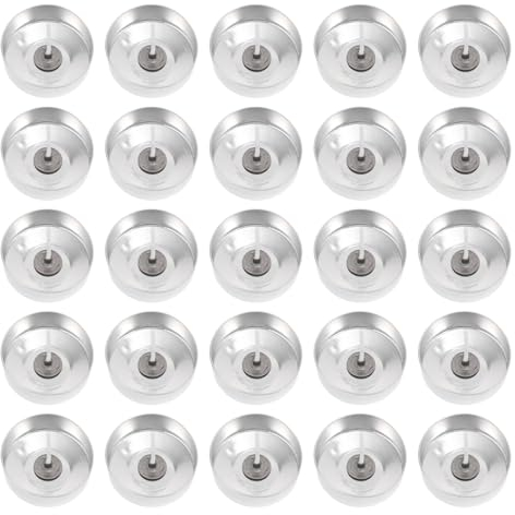 DIY Candle Tins Jar Cups: 100pcs Candle Cup Tea Light Bases Tinplate Jars Tealight with Wicks Round Containers Candle Making Supplies