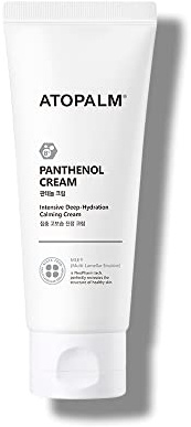 Atopalm Panthenol Cream 80ml, hydratant en profondeur pour le visage pour soulager les démangeaisons, crème apaisante pour peaux sèches sensibles avec panthénol, renforcement de la barrière cutanée