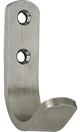 ACCURIDE Technik-Team Mantelhaken Late 2 Doppel-Garderobenhaken für die Wandmontage, Messing verchromt poliert