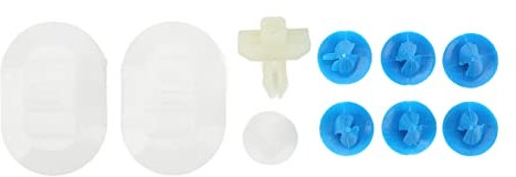 TKSE Side Skirt Fixing Clip Set, 10PCS Car Side Skirt Fixing Clip Set 1610186180 Strong Clamping Force Replacement for Citroen DS3 2009‑2015