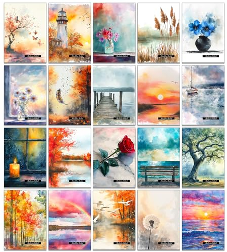 20 x Trauerkarten mit Umschlag/Beileidskarten Klappkarten mit Briefumschlag