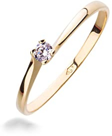 Sakrami Anello Solitario Sissi in Oro e Cubic Zirconia (10)
