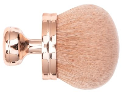 Extra Large Body Makeup Brush for Self Tanner,Leg Makeup & Bronzer, Suncreen Brush Applicator, 3 inch Wide Kabuki Foundation Brush, Oval Face Makeup Brush with Drawstring Bag (Rose Gold)