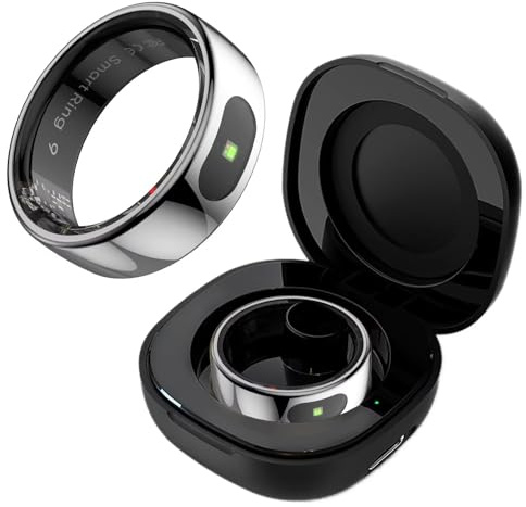 Bracelet intelligent Touch Ring Fitness Tracker Smartrings pour hommes et femmes IP68 étanche Android iOS, bague de fitness avec suivi du sommeil, moniteur de fréquence cardiaque, suivi du sommeil