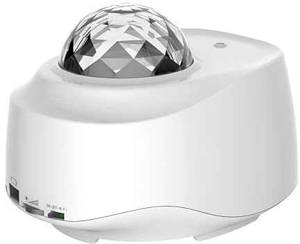 WIBY Proiettore LED Cielo Stellato Intelligente WiFi con Stelle Laser, RGBW, Altoparlante Bluetooth, Controllo App/Telecomando, Compatibile con Alexa e Google Assistant (Modello 1)