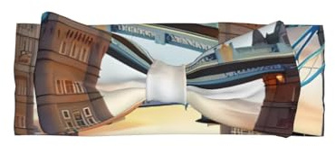 Diadema histórica Old Tower Bridge London Baby Bow, un accesorio para el pelo para recién nacidos y bebés, adecuado para bebés de 0 a 6 meses