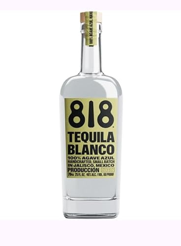 Tequila Blanco Premium, 100% Agave Azul, Handgefertigt in Jalisco Mexiko, 70cl, 40% Vol.