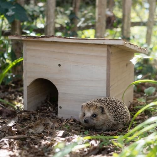 CKB LTD Construisez votre propre maison en bois pour hérissons ou cochons d'Inde - Abri extérieur - Maison d'habitat à monter soi-même - Peut également être utilisée pour une maison d'hibernation pour | Construisez le vôtre