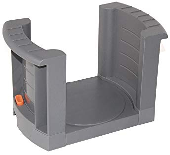 Emuca 8934021 Supporto Portapiatti Regolabile/Estensibile per Piatti di Diametro 187mm a 308mm Grigio
