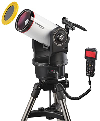 Bresser Messier MCX-127 Telescope with 1900 mm Focal Length and GoTo Telescope EQ/AZ with Optional Equatorial or Azimuthal Mount Including Tripod