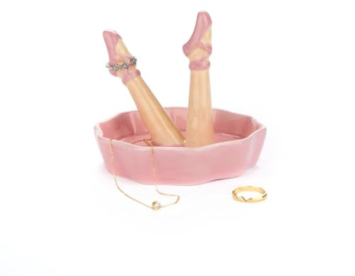 balvi Ringhalter Happy Legs Dance Schuhe für den aktuellen Gemütszustand Keramik