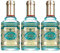 4711® Echt Kölnisch Wasser | Eau de Cologne 90ml Natural Spray Vaporisateur 3x – Dreier-Set ohne Einzelverpackung – Duftklassiker im ikonischen Flakon – unisex – wohltuend für Körper, Geist und Seele