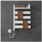 LRF-yxkj Seche Serviette Electrique Soufflant, Seche Serviette Salle De Bain Rotation à 180°, Faible consommation, Ultra-Silencieux, Radiateur Salle De Bain Mural avec Température Constante,White