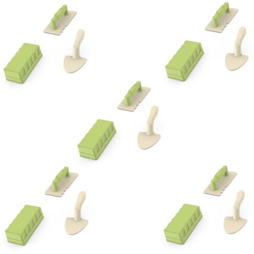 Pesfehhy Ensemble de de Sable de Plage pour Enfants Outils de Creusement de Sable pour Outils de Maçon (Couleurs Aléatoires)