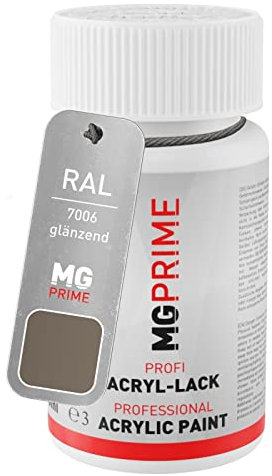 MG PRIME RAL 7006 Gris beige/Beige grey brillant stylo retouche 50ml à séchage rapide