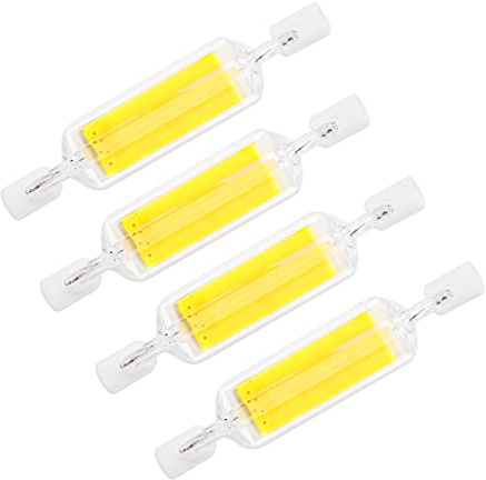 KIMROO 78mm 5W R7S LED Bulbs (4 Pack) 100W Halogen Equivalent 78mm R7S LED J-Type t3 120V Dimmable 6000K Daylight White Double Ended Flood Light Landscape Lights (White)
