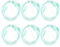 EXCEART 6Pcs 2M Nasal Oxygen Cannula Oxygen Tubes O2 Cannula Standard Connector Oxygen Supply Tubing for Adults