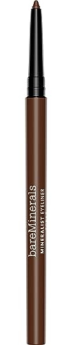 bareMinerals Mineralist Lasting Eyeliner, wasserfester Eyeliner auf Mineralbasis, langanhaltende Farbe, wischfest, abriebfest, einziehbar