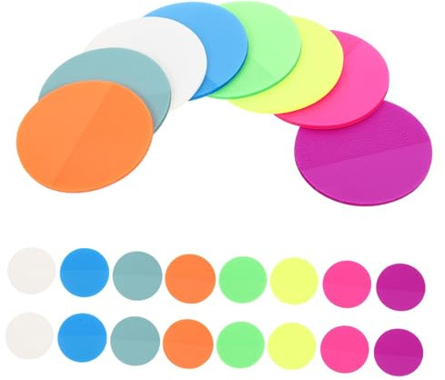 Mobestech 400 Blatt Registerreiter Selbstklebend Klebrige Indexregisterkarten Rundes Memo-etikett Klebriges Rundes Etikett Selbstklebende Notizblöcke Memorandum Aufkleber Papier