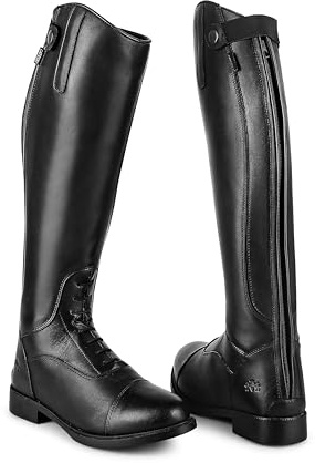 Catesby Ascot Bottes d'équitation unisexes en cuir de qualité supérieure