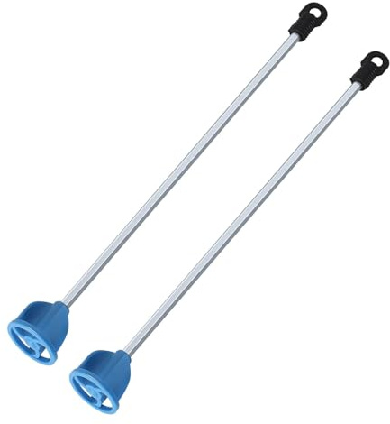 2 Pcs Paint, Epoxy Resin, Mud & Ceramic Glaze Mixer Paddle Blades