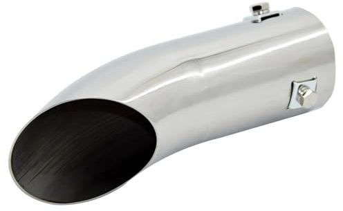 ljuddämpare avgasrör Universal Bil Rostfritt Stål Avgasrör Ljuddämpare Ändspetsar 59mm