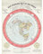 Artery8 Map Gleason 1892 World Time Calculator Flat Earth Unframed Wall Art Print Poster Home Decor Premium Karte Welt Wand Zuhause Deko