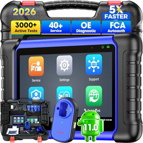 Autel MaxiIM IM508S Schlüssel Anhängern Programmierwerkzeug 【2-Jahres-Update】 Bidirektional Kontroll Auto Diagnosegerät, IMMO-Funktionen, 40+ Dienste, Alle Systemdiagnose, Android 11, 4/64GB
