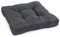 Royal Schneider Cojín de asiento acolchado para el respaldo, cojín de salón, parte inferior antideslizante, grafito – 5502, 60 x 60 cm – Cojín de asiento