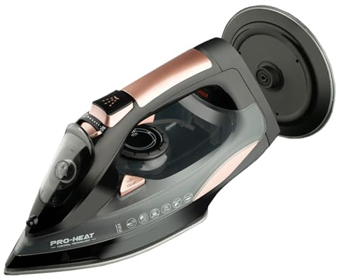 Bügeleisen 2400W Dampfbügeleisen Keramikfuß Calc-Clean-Funktion | hohe Dampfleistung | Dampfstöße, Keramiksohlen zum Bügeln | Selbstreinigung | Effective Dampfbügeleisen