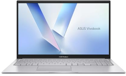 ASUS Vivobook 15 | Cool Silver (X-Serie) | 15,6 FHD | Core 7 150U | RAM: 16GB | SSD: 2TB | beleuchtete Tastatur | Windows 11 Pro | Office 2024 Pro | Notebooktasche