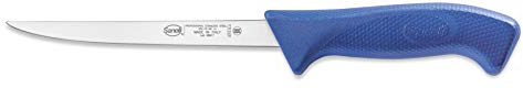 Sanelli Linea Skin, Coltello Filettare Pesce flex professionale cm.16, Acciaio inossidabile, Blu, Lunghezza lama 16 cm.