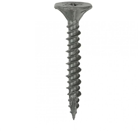 TIMCO Drywall Construction Timber Stud Cement Board Screws - PH - Countersunk Wafer - Twin-Cut - Exterior - Silver Organic - Box of 200-217283