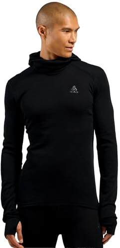 Odlo Hombre Camisa de manga larga con mascarilla ACTIVE WARM ECO