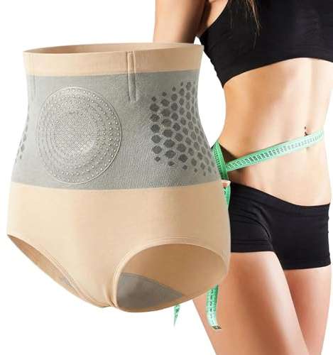 Generisch Thermogene - Pantaloncini snellenti per bruciare i grassi, 4 in 1, Moringa e Berberina, per bruciare i grassi, con cuciture modellanti Smartshape, da donna, Colore della pelle., L