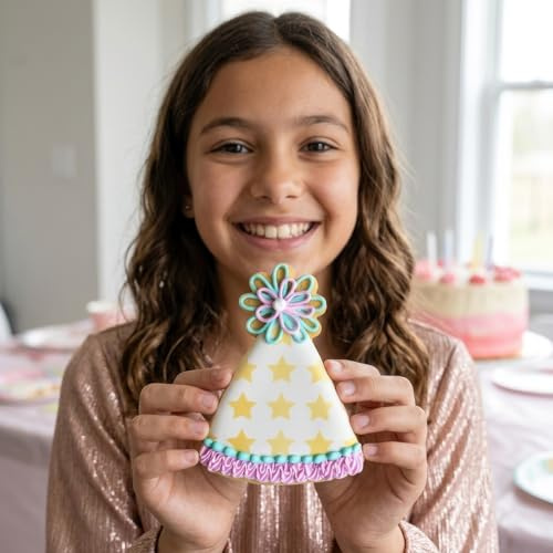 Ann Clark Birthday/Party Hat Cookie Cutter, 4 Made in USA