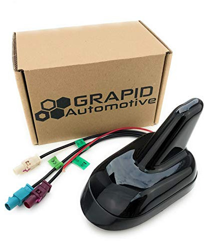 GRAPID Automotive® - Dachantenne (FM/AM, GPS, GSM) - Hai Form - Shark Fin Antenne - Haifischantenne