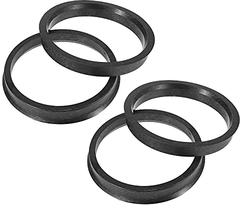 X AUTOHAUX 4pcs Plastique Bague de Centrage 64.1mm a 72.56mm Voiture Central Anneaux Roue Centre Entretoise