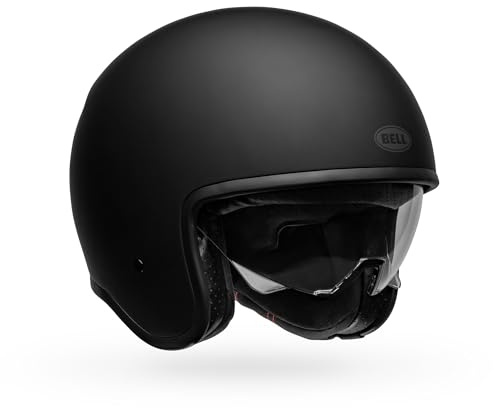 Bell TX-501 Solid ECE Jethelm – Tradition & Innovation, Moderne Features, Schutz & Komfort, Gute Belüftung, verstellbare Passform, für MX & Offroad, Farbe: Matte Black, Größe: S