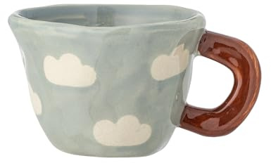 Bloomingville Mini Nini Tasse, Blau, Steingut, D7,5xH5,5 cm, 100 ml