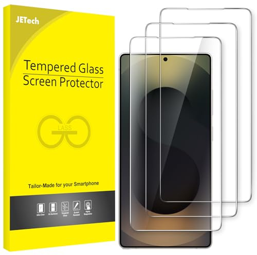 JETech Skärmskydd för Samsung Galaxy S25 Ultra, 3-Pack | HD-Klar, Anti-Skrapa, Fingeravtryck ID Kompatibel, Reptåligt Härdat Glas