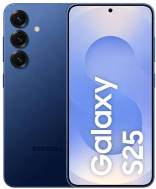 Samsung Galaxy S25 5G, 256 Go, 12 Go de RAM, Triple Appareil Photo 50+12+10, Grand écran de 6,2, Bleu Marine – dans ce modèle de 256 Go, Vous Obtenez Deux Fois la mémoire pour Le même Prix de 128 Go