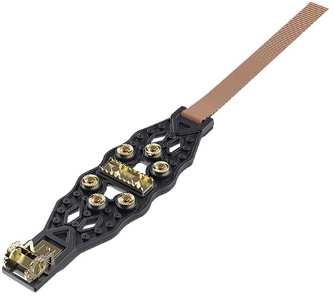 Snow Chains for Cars - Robust Non-Slip Spikes Winter Ice Universal Traction Aids Steel Chains Terrain Camping Fishing Forest Work For Adventures, Trailers And Most Difficult Winter