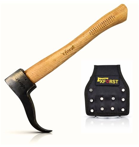 Xforst X-Pi50 BX Sappie Sapie Handsappie, ideale per spostare e raccogliere tronchi di legno e pezzi di legno. Con manico Hickory incluso.