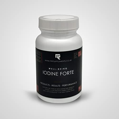 Thyroid Support | Iodine Forte Containing Iodine & Selenium | 90 Vegetarian and Vegan Capsules