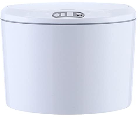 Yusheng Basura Inteligente | Cubo Basura para baño Coche sin Contacto Inteligente 3L | Caja Almacenamiento Tejido Escritorio eléctrico con Carga USB para dormitorios