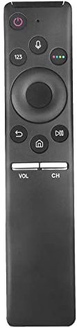 Télécommande vocale BN59-01274A Compatible avec Samsung TV QE55Q6F QE55Q6FAMT QE55Q6FGMT QE55Q7F QE65Q6F UE40MU6175 UE40MU6400 UE40MU6405U UE75MU6175 Remplacement contrôleur