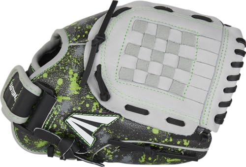 Easton | HAVOC Baseball Glove | Right Hand Throw | 10 - Basket Web | Black/Optic Green
